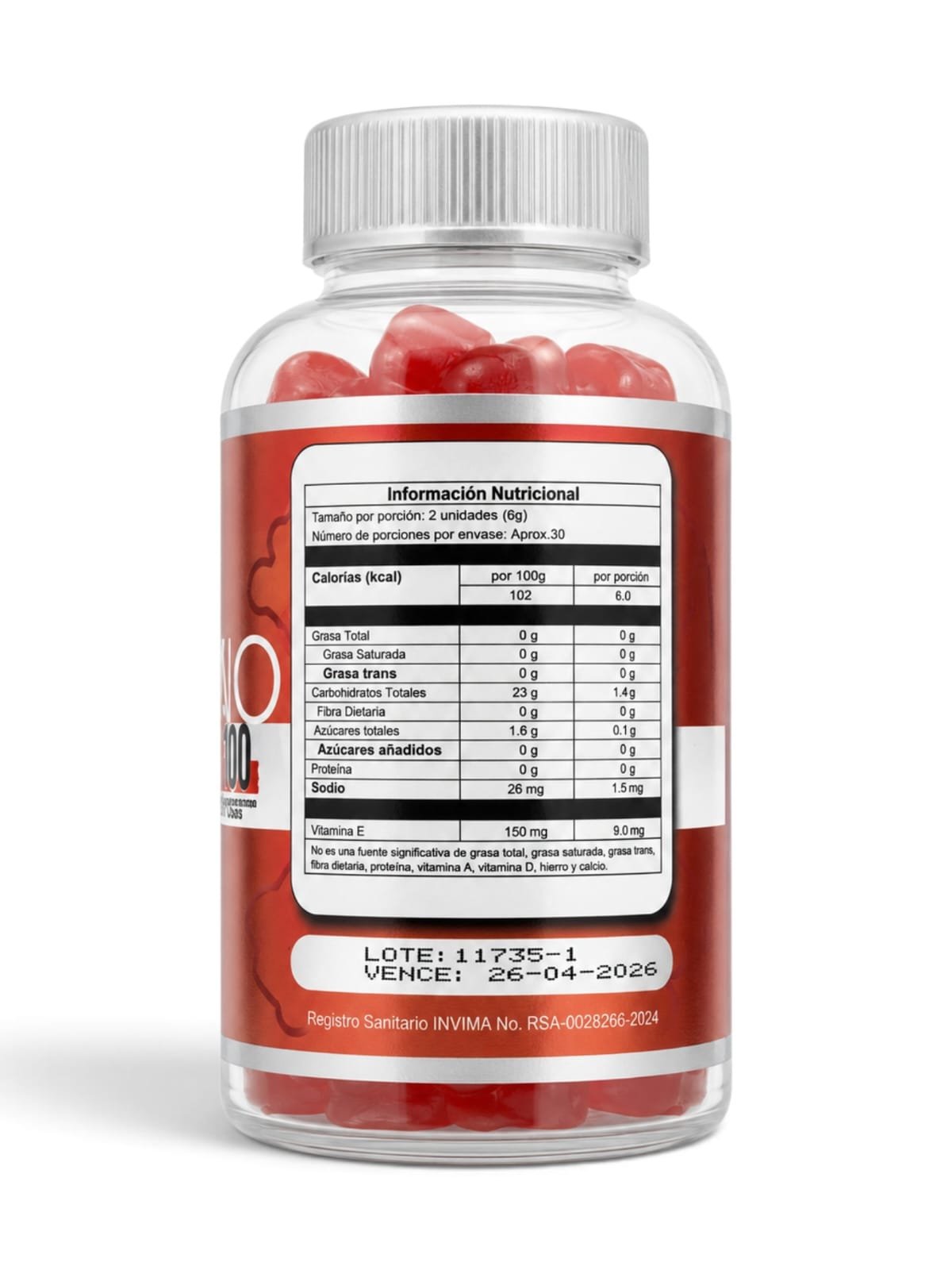 Gomas De Colágeno, Biotina Y Vitamina E - Image 2