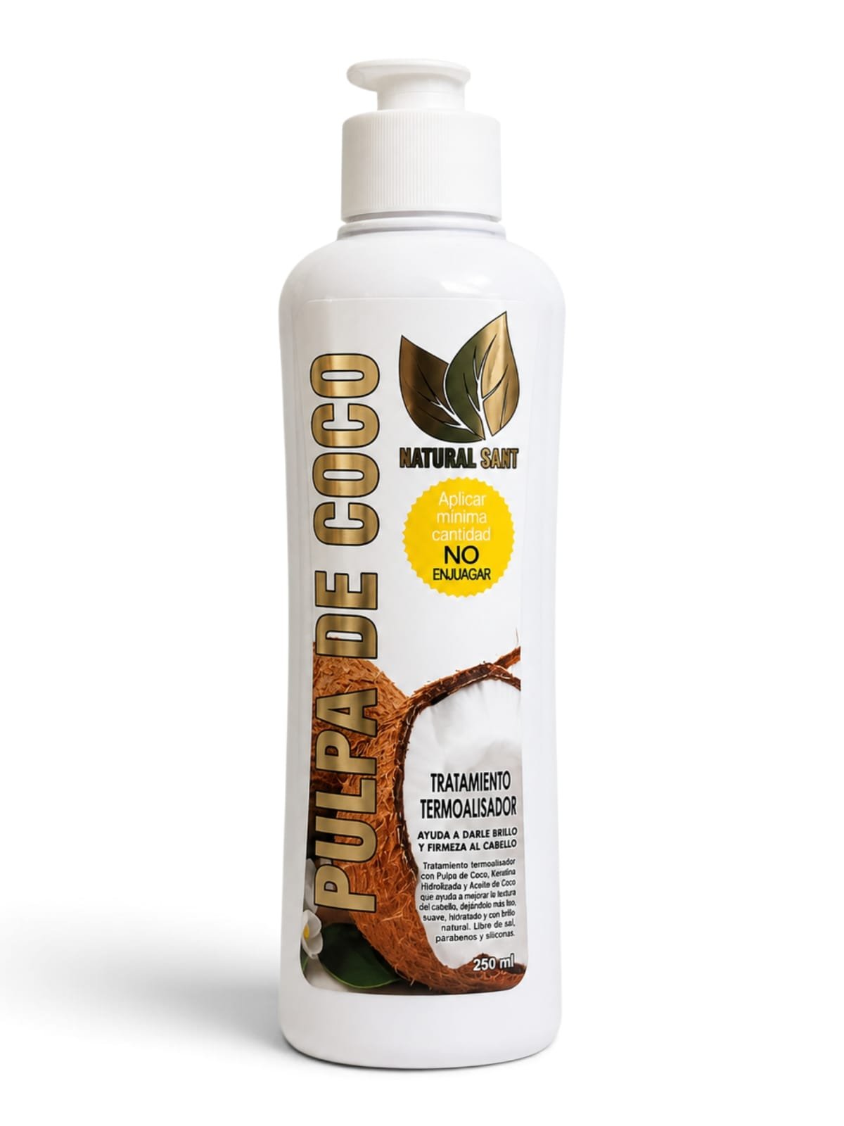 Termo alisador Pulpa De Coco 250 ml - Natural Sant