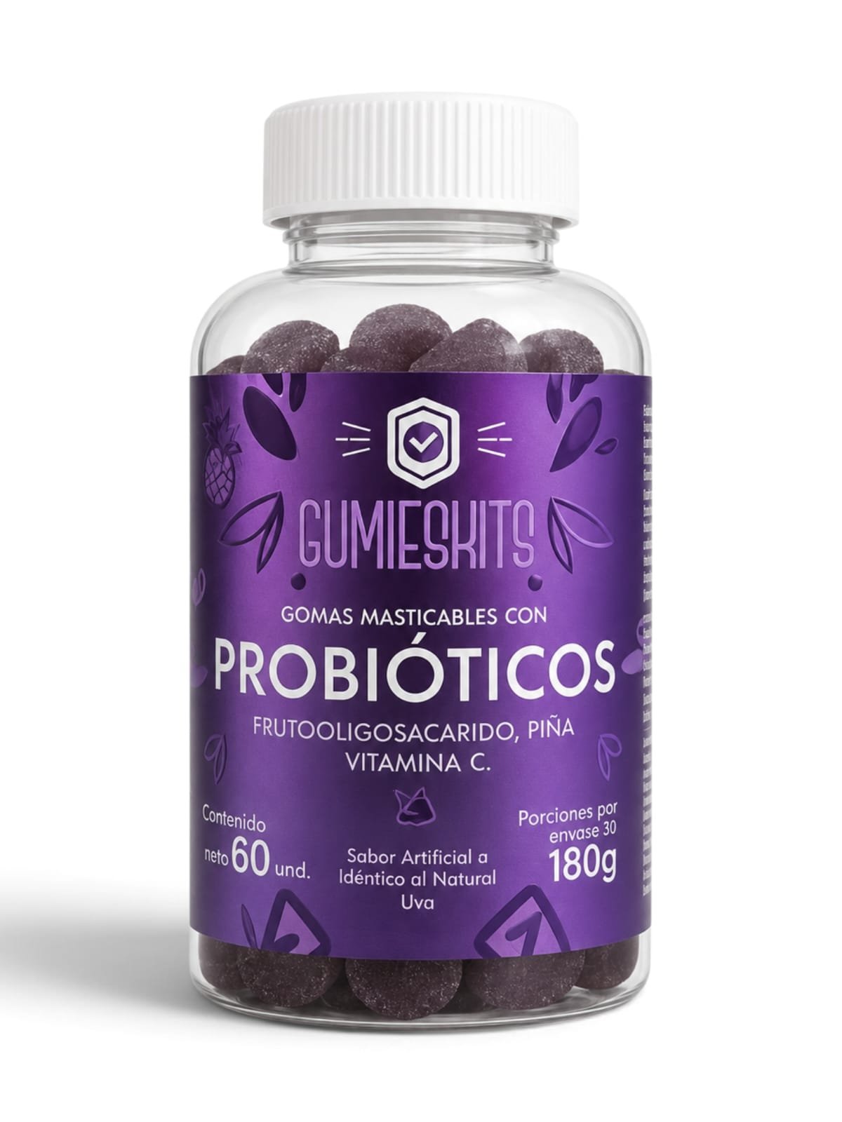 Gomas Con Probióticos Y Vitamina C 60Gomas - Gumieskits