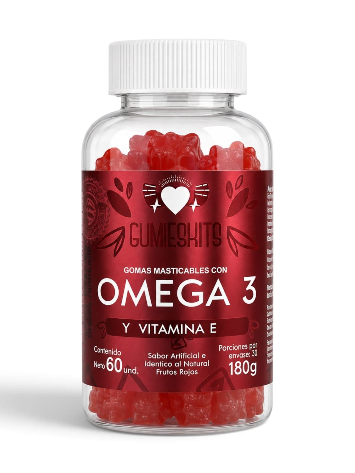 Gomas Omega 3 Y Vitamina E 60Gomas - Gumieskits