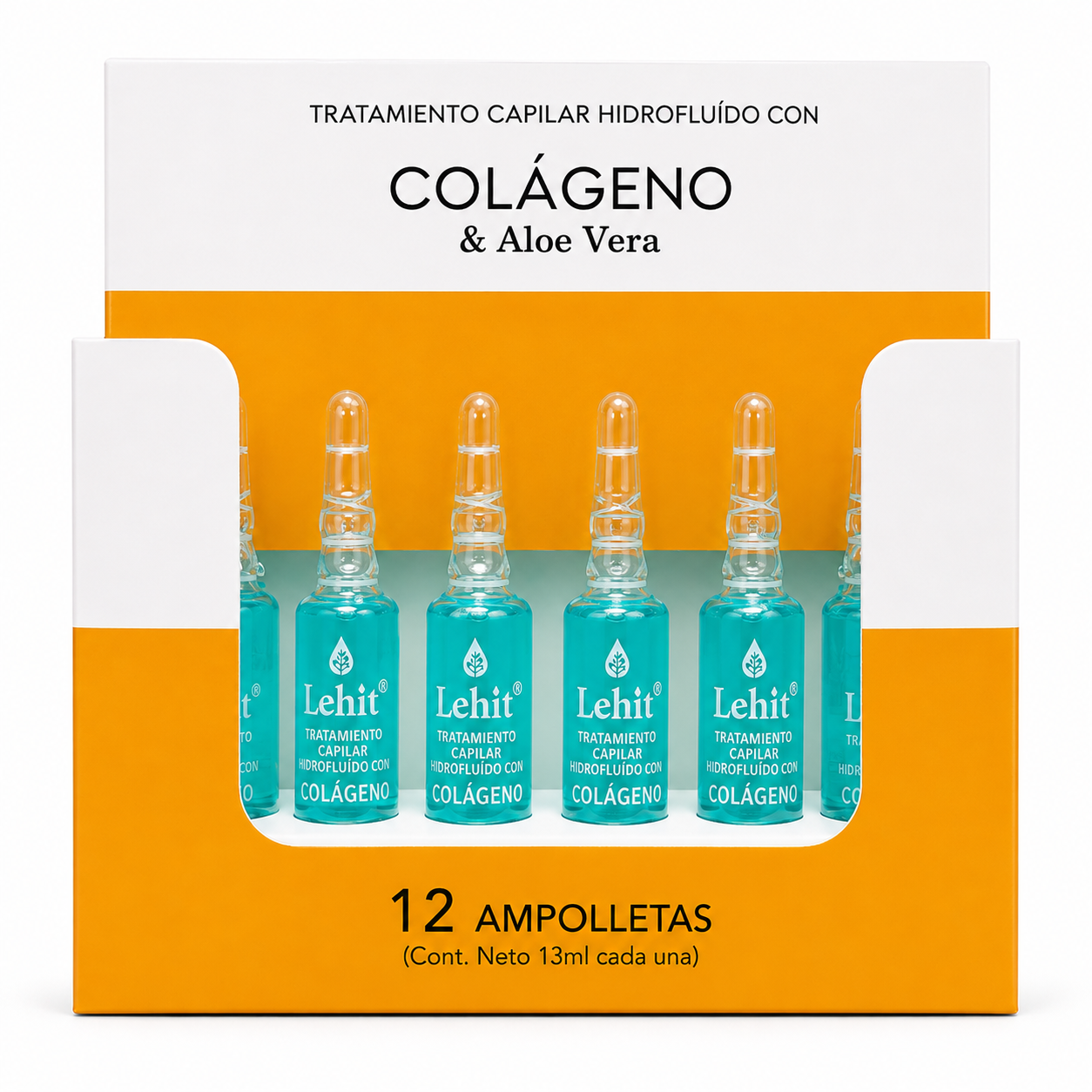 Ampolleta Capilar Con Colágeno & Aloe Vera - Lehit