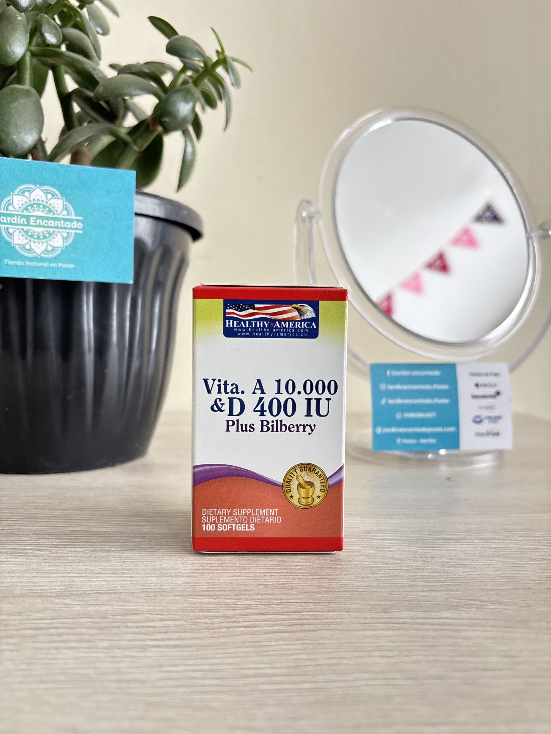 VITAMINA A 10.000 & VITAMINA D 400 X100 Soft - HEALTHY AMERICA - Image 4