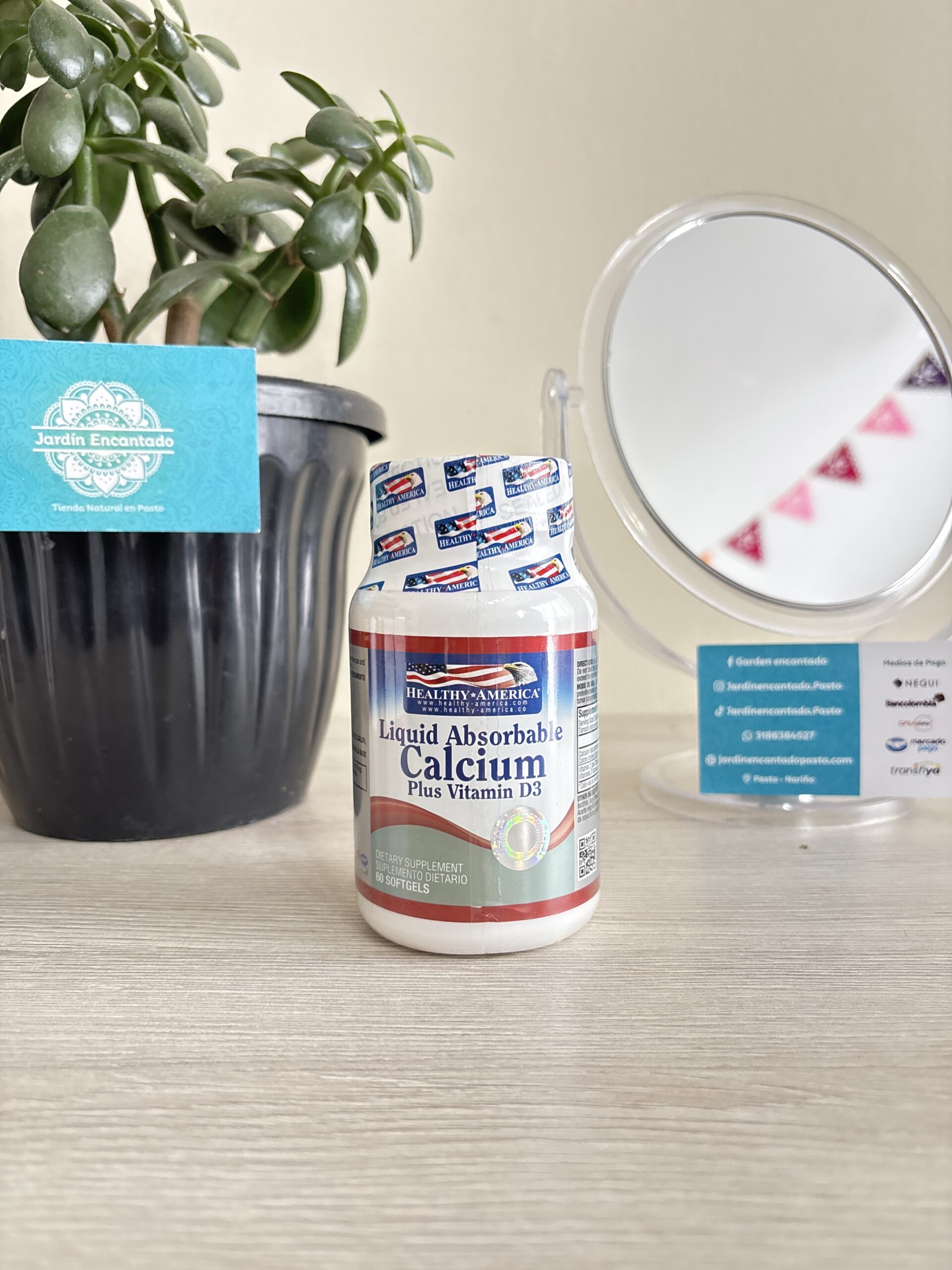 CALCIUM LIQUID ABSORBABLE + VIT D3 - HEALTHY AMERICA - Image 3