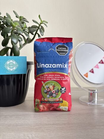 FIBRA LINAZA MIX - COLON CLEANSER - 450gr - Sabor Frutos Rojos