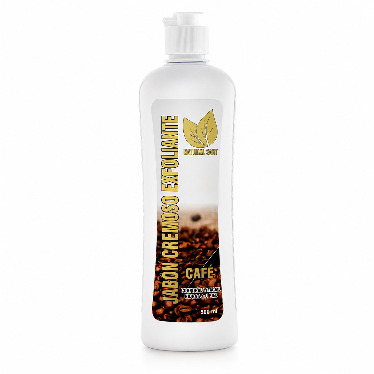 Jabón Cremoso De Café 500 ml - Natural Sant