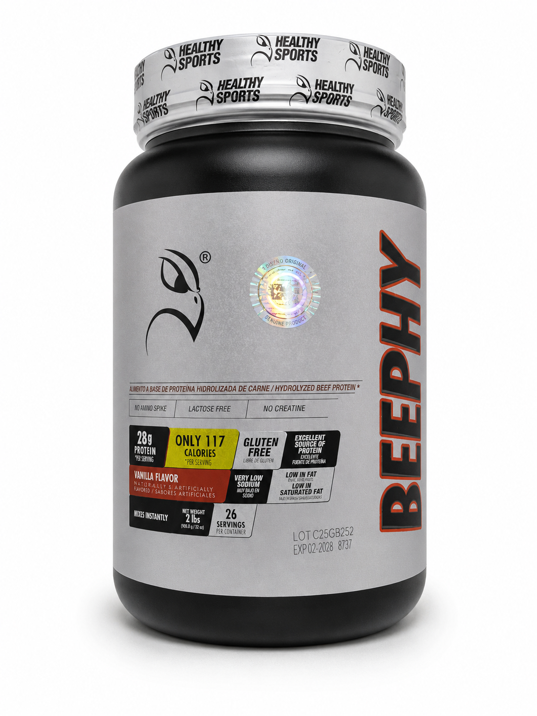 PROTEÍNA HIDROLIZADA AISLADA DE CARNE BEEPHY, 936GR - HEALTHY AMERICA - Image 2